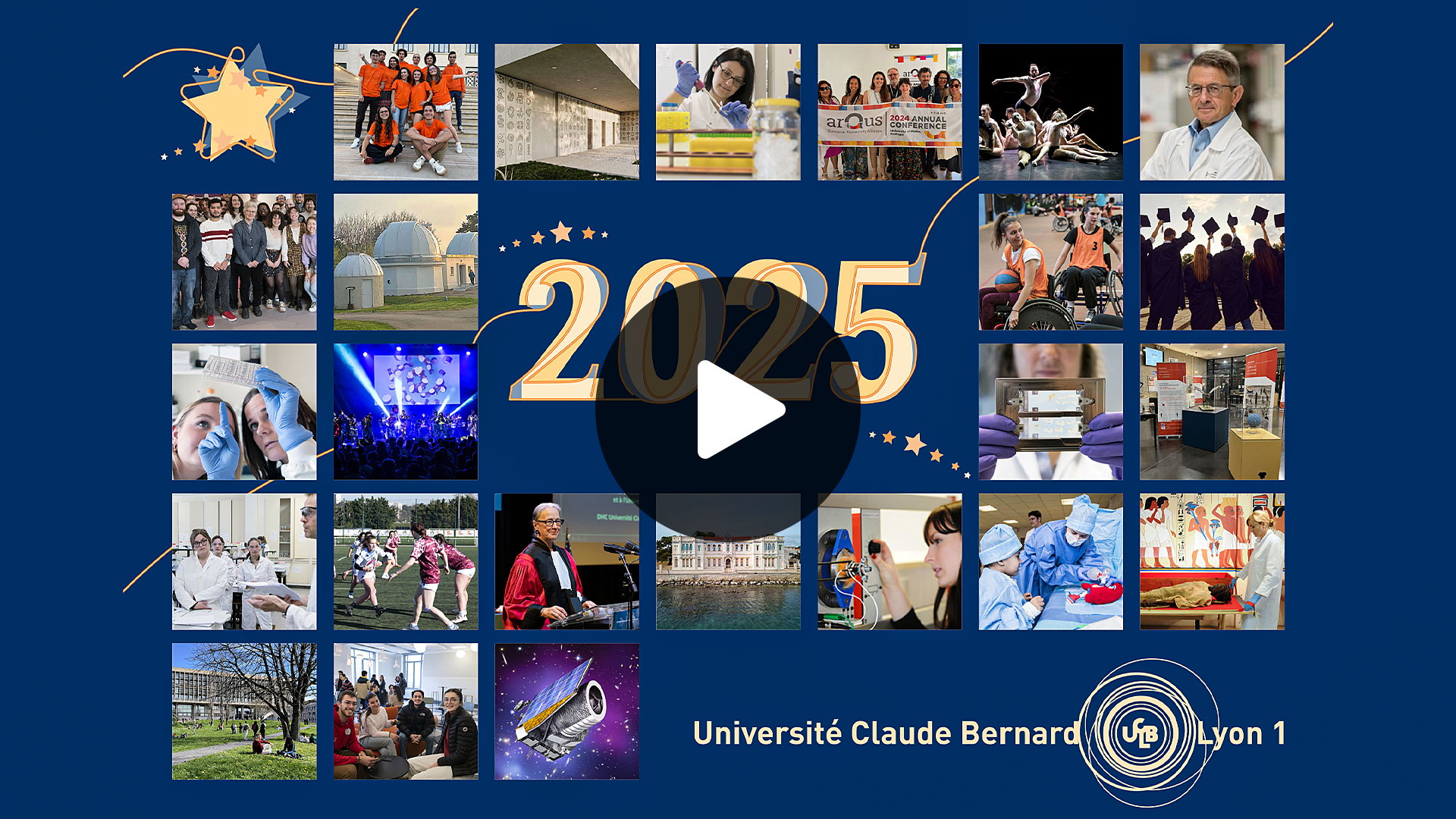 Carte de voeux UCBL 2025 - version anime